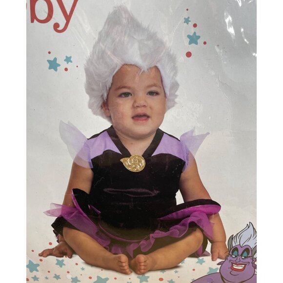 Disney Baby Ursula Infant Halloween Costume 6-12 Mo by Disguise Little Mermaid - Picture 3 of 9